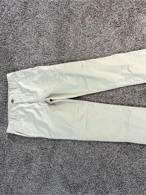 Men's Slim Chino Pants in Off-White